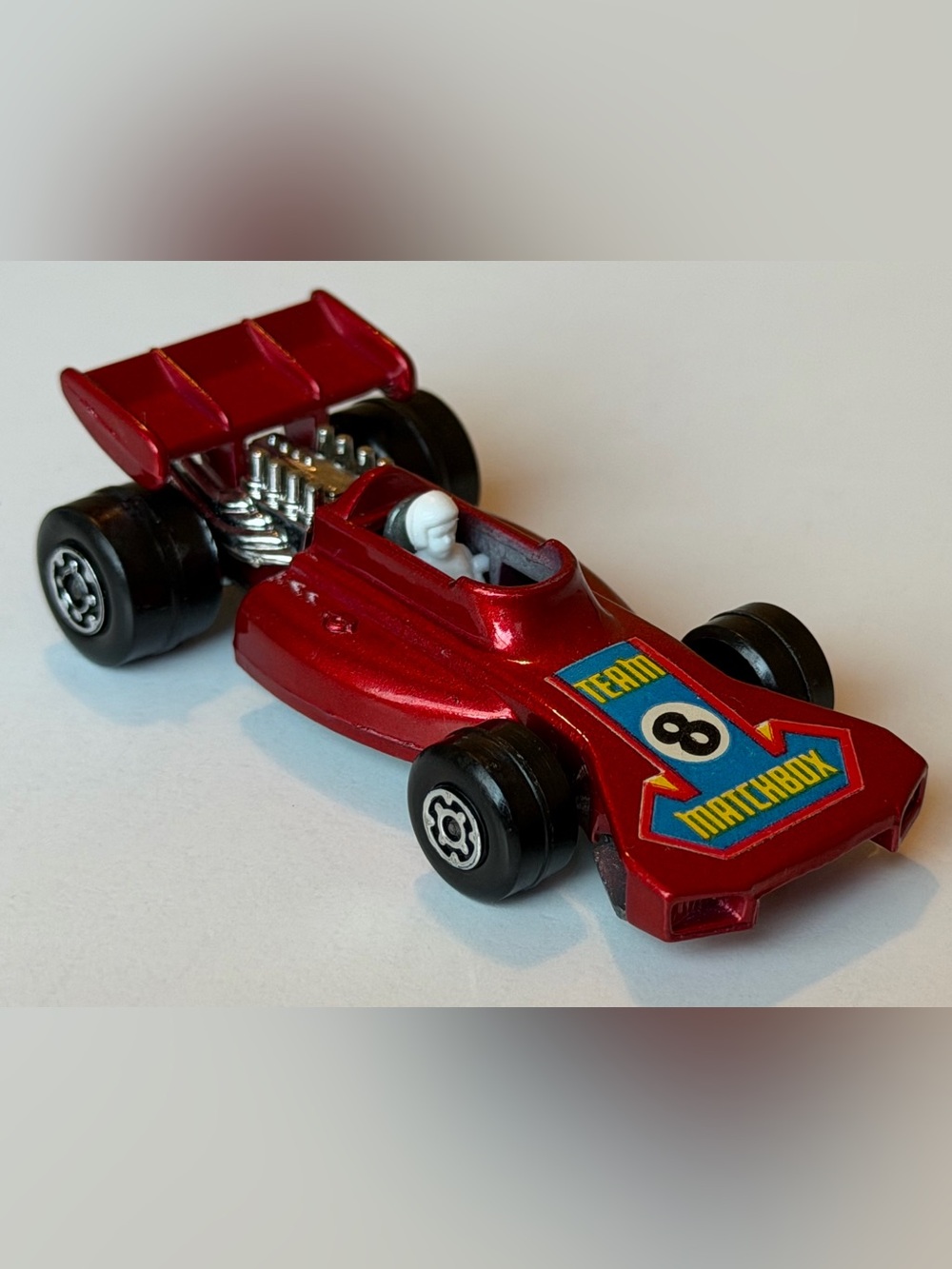 Vintage Matchbox Superfast No. 24 Team Matchbox Formula 1 Race Car 1973